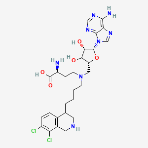 molecular formula C27H36Cl2N8O5 B12395394 Pnmt-IN-1 