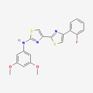 molecular formula C20H16FN3O2S2 B12395396 Cyp1B1-IN-3 