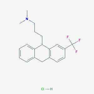 9,10-Dihydro-n,n-dimethyl-2-trifluoromethyl-9-anthracenepropylamine, hydrochloride