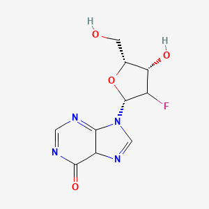 9-[(2R,4S,5R)-3-fluoro-4-hydroxy-5-(hydroxymethyl)oxolan-2-yl]-5H-purin-6-one