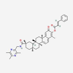 molecular formula C46H55N3O4 B12395458 Prdx1-IN-1 