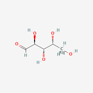 molecular formula C5H10O5 B12395494 D-Lyxose-13C-4 