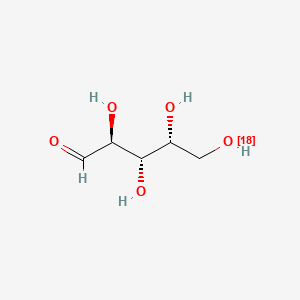 molecular formula C5H10O5 B12395534 D-Lyxose-18O 