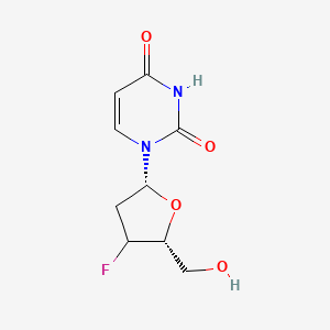 1-[(2R,5R)-4-fluoro-5-(hydroxymethyl)oxolan-2-yl]pyrimidine-2,4-dione