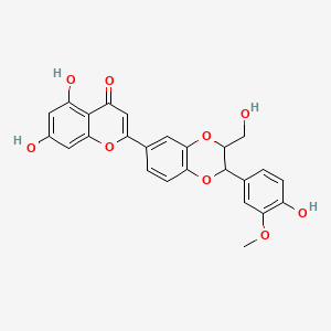 molecular formula C25H20O9 B1239555 Hydnocarpin CAS No. 51419-48-8