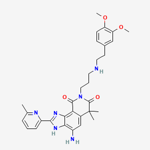 molecular formula C31H36N6O4 B12395561 RSV L-protein-IN-5 