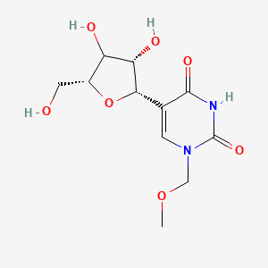 molecular formula C11H16N2O7 B12395565 N1-Methoxymethyl pseudouridine 