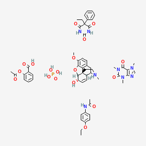 molecular formula C57H67N8O18P B1239557 Sedalgin CAS No. 52453-04-0