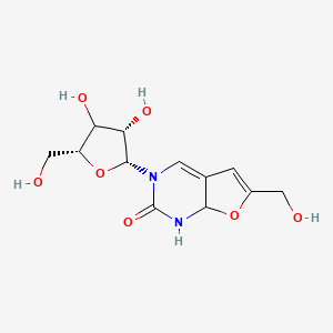 3-|A-D-Ribofuranosyl-6-hydroxymethyl-furano[2,3-d]-pyrimidin-2-one