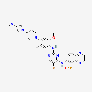 molecular formula C32H41BrN9O2P B12395643 Egfr-IN-82 