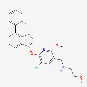 molecular formula C24H24ClFN2O3 B12395669 PD-1/PD-L1-IN-31 