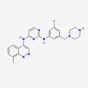 molecular formula C24H25FN8 B12395674 Alk5-IN-29 