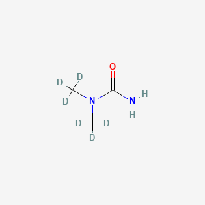 molecular formula C3H8N2O B12395678 1,1-Dimethylurea-d6 