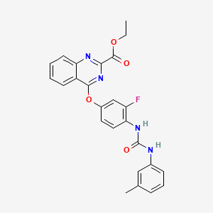 molecular formula C25H21FN4O4 B12395682 Vegfr-2-IN-27 