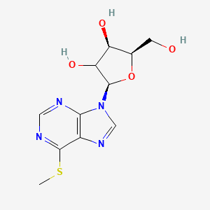 molecular formula C11H14N4O4S B12395687 6-Methylmercapto-9-(b-D-ribofuranosyl)purine 