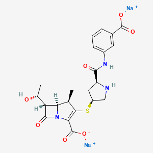 molecular formula C22H23N3Na2O7S B12395692 Ertapenem (disodium) 