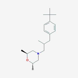 molecular formula C20H33NO B1239571 (2S,6S)-[3-(4-tert-butylphenyl)-2-methylpropyl]-2,6-dimethylmorpholine 