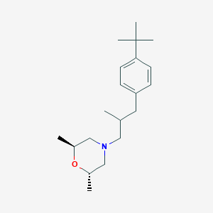 molecular formula C20H33NO B1239571 (2S,6S)-[3-(4-叔丁基苯基)-2-甲基丙基]-2,6-二甲基吗啉 