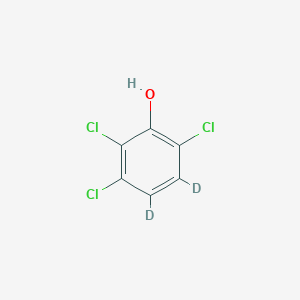 molecular formula C6H3Cl3O B12395710 2,3,6-Trichlorophenol-4,5-D2 