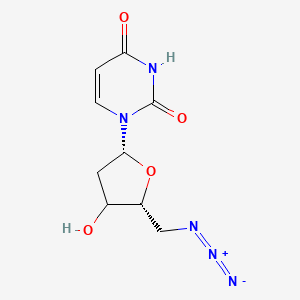 1-[(2R,5R)-5-(azidomethyl)-4-hydroxyoxolan-2-yl]pyrimidine-2,4-dione