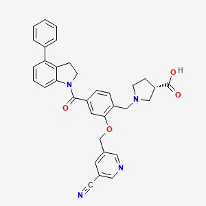 molecular formula C34H30N4O4 B12395712 PD-1/PD-L1-IN-16 