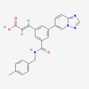 molecular formula C24H20N4O3 B12395735 Akr1C3-IN-10 