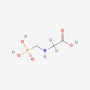 molecular formula C3H8NO5P B12395753 Glyphosate-C2-d2 