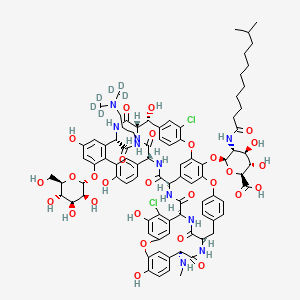 molecular formula C88H100Cl2N10O28 B12395755 Dalbavancin-d6 