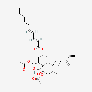 molecular formula C34H48O8 B1239576 Corymbulosin A 