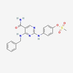 molecular formula C19H19N5O4S B12395772 Jak3-IN-12 