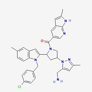 molecular formula C34H34ClN7O B12395853 Nnmt-IN-3 