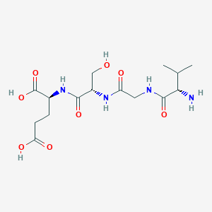 molecular formula C15H26N4O8 B12395881 H-Val-Gly-Ser-Glu-OH 