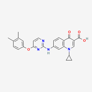 molecular formula C25H22N4O4 B12395894 Anti-MRSA agent 5 