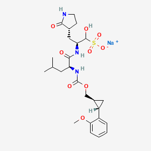 molecular formula C25H36N3NaO9S B12395936 SARS-CoV-2 3CLpro-IN-11 