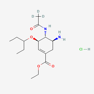 molecular formula C16H29ClN2O4 B12395949 Oseltamivir-d3 (hydrochloride) 