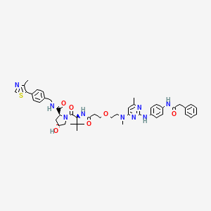 molecular formula C47H57N9O6S B12395955 PROTAC TG2 degrader-2 