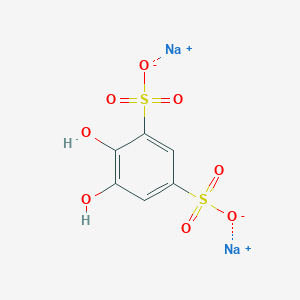 molecular formula C6H4Na2O8S2 B12395997 disodium;4,5-dihydroxybenzene-1,3-disulfonate 