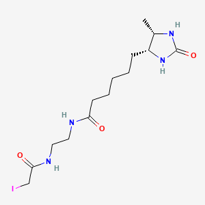 molecular formula C14H25IN4O3 B12396009 Desthiobiotin-Iodoacetamide 