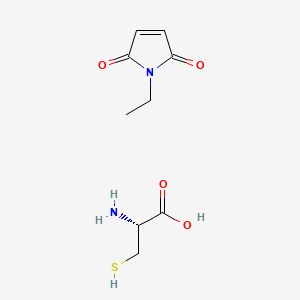 molecular formula C9H14N2O4S B1239601 N-Ethylmaleimide-cysteine CAS No. 60218-98-6
