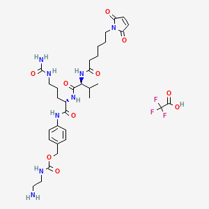 molecular formula C33H47F3N8O10 B12396033 MC-VC-Pab-NH2 tfa 