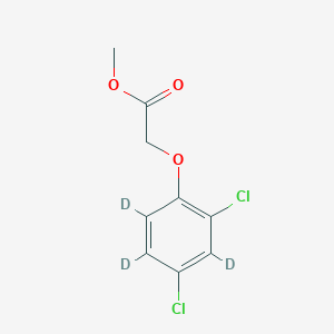 molecular formula C9H8Cl2O3 B12396048 Methyl 2,4-dichlorophenoxy-3,5,6-D3-acetate 