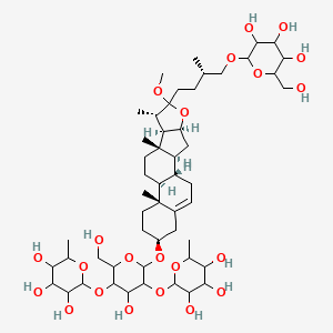 molecular formula C52H86O22 B1239605 Methylprotoneodioscin 