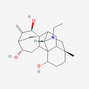 (4S,7R,8R,10S,13R,16S)-11-ethyl-13-methyl-6-methylidene-11-azahexacyclo[7.7.2.15,8.01,10.02,8.013,17]nonadecane-4,7,16-triol