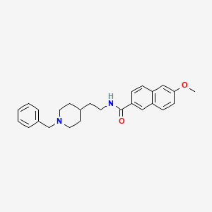 molecular formula C26H30N2O2 B12396077 AChE/BChE-IN-10 