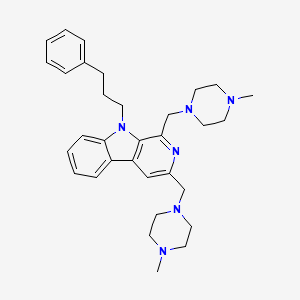 molecular formula C32H42N6 B12396083 Antitumor agent-82 