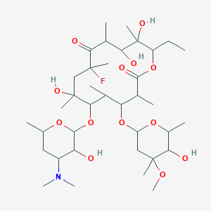 molecular formula C₃₇H₆₆FNO₁₃ B123961 氟罗霉素 CAS No. 82664-20-8