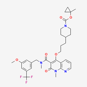 molecular formula C33H39F3N4O6 B12396121 Sms2-IN-3 