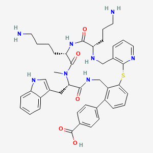 molecular formula C43H50N8O5S B12396143 Zosurabalpin CAS No. 2379336-76-0