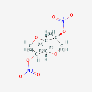 molecular formula C6H8N2O8 B12396145 Isosorbide-13C6 Dinitrate 