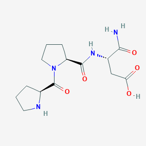 molecular formula C14H22N4O5 B12396193 H-Pro-Pro-Asp-NH2 